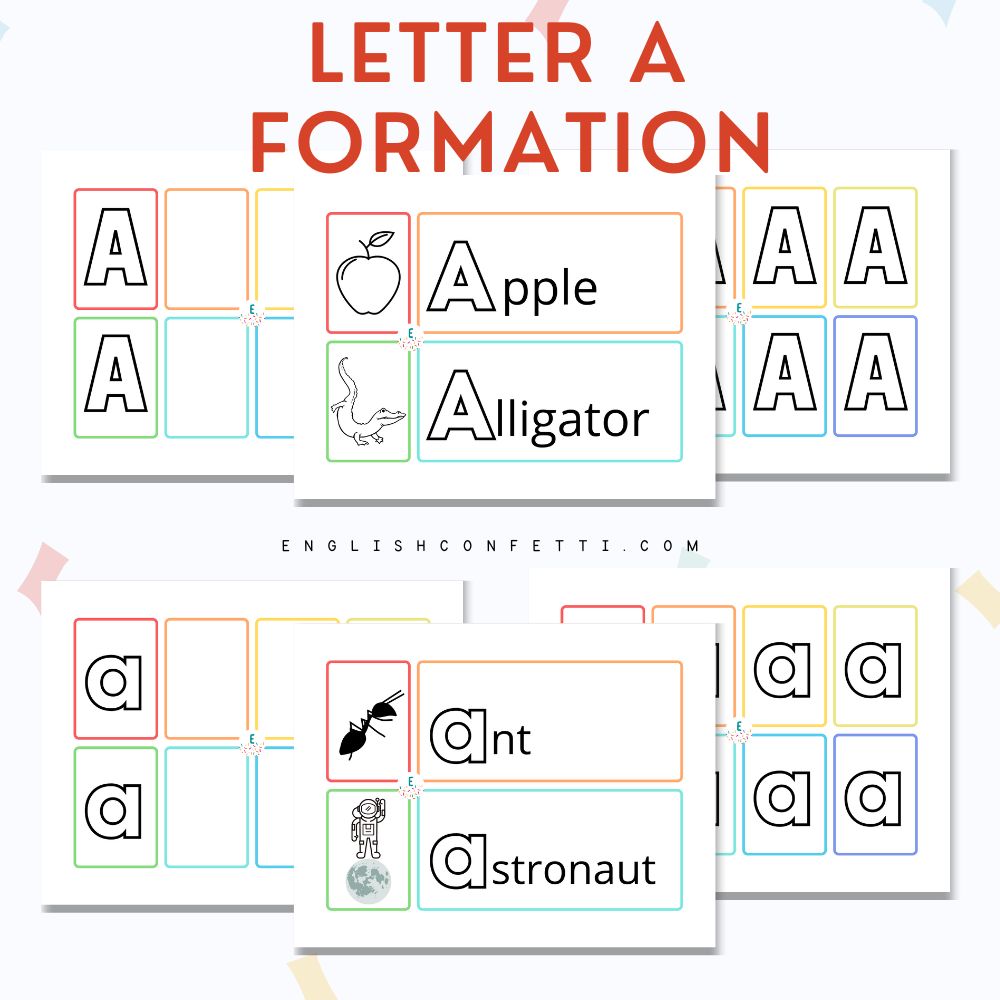 Letter A Formation worksheets - Free