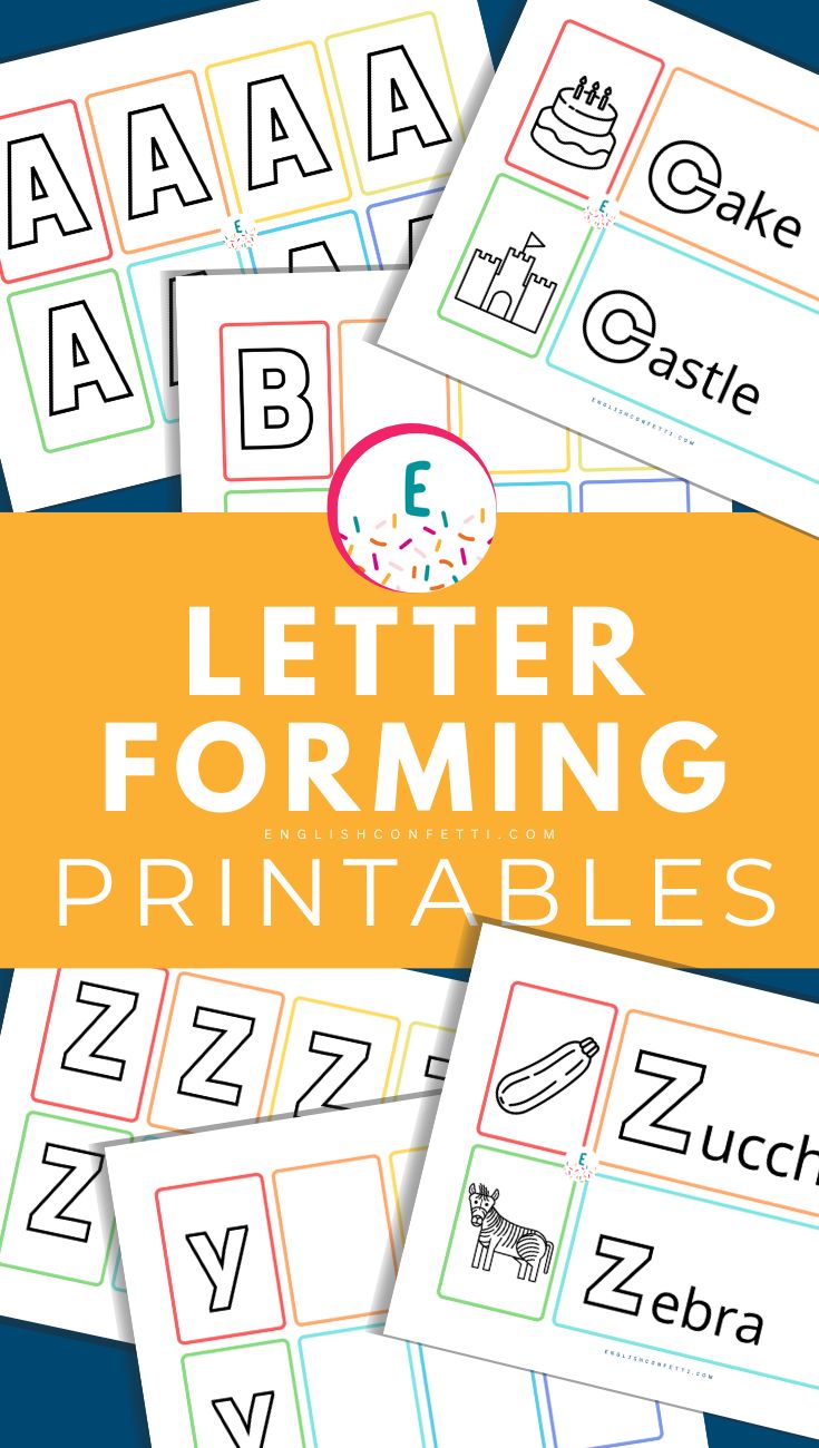 Free Printables – English Confetti