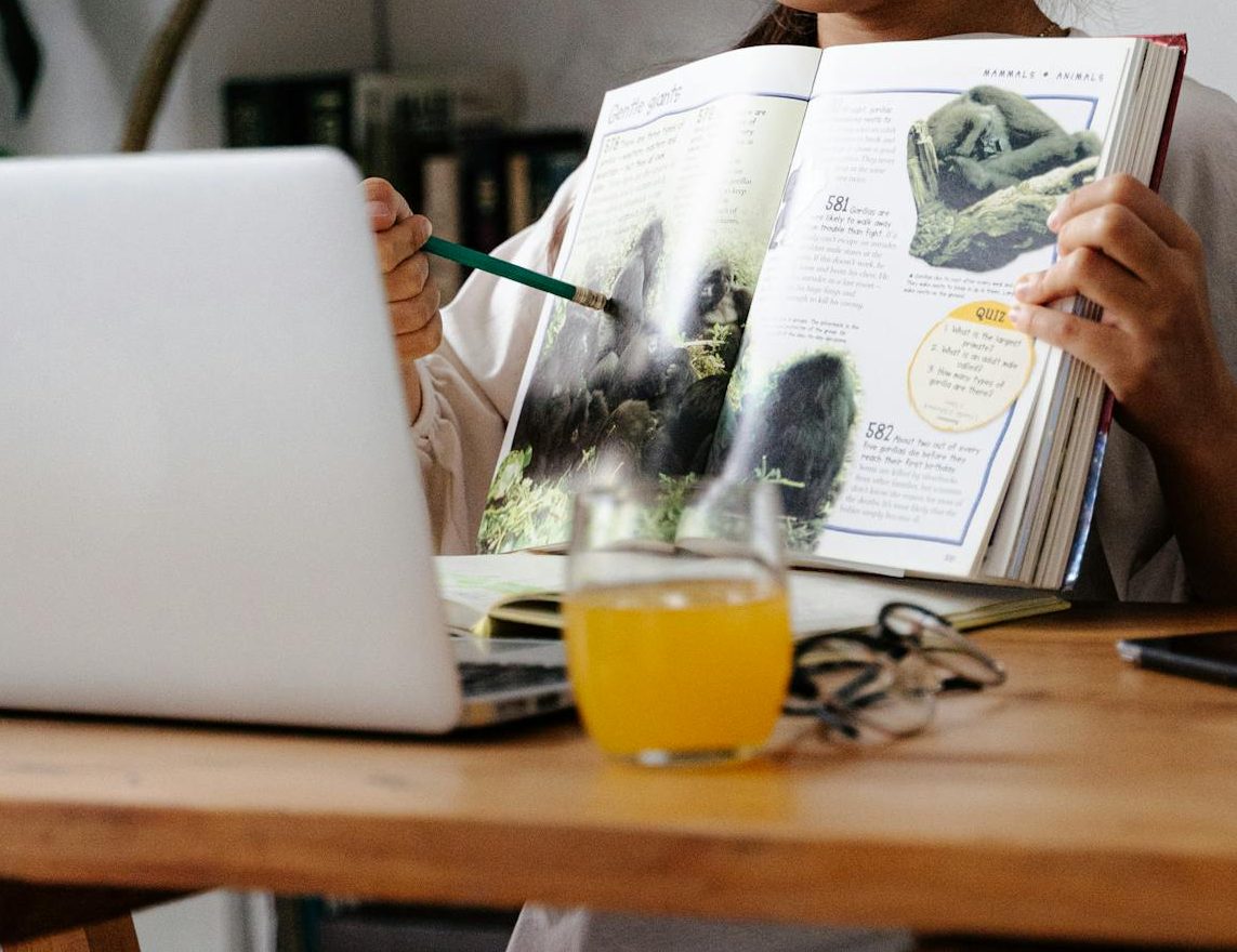 student learning online